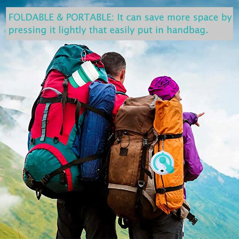 MYBOTTY 550 мл силиконовая бутылка для воды Портативная Складная Спортивная питьевой