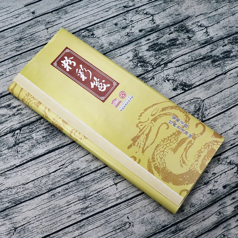 Красочная китайская дневная Пастельная Золотая фольга Xuan бумага с зернистой