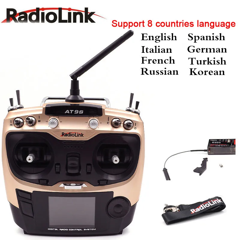 Система дистанционного управления Radiolink 2 4G AT9s 9CH TX & S.BUS R9DS приемник для РУ хобби