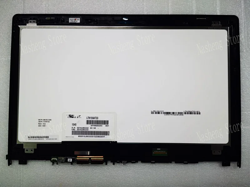 15 6 inch matrix for lenovo yoga 500 15 500 15isk lcd touch screen digitizer frame assembly display flex 3 15 free global shipping