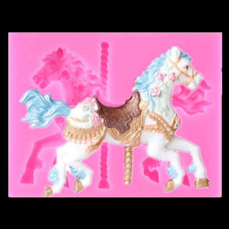 Новая карусель форма для помадки украшение торта силиконовая выпечки сделай