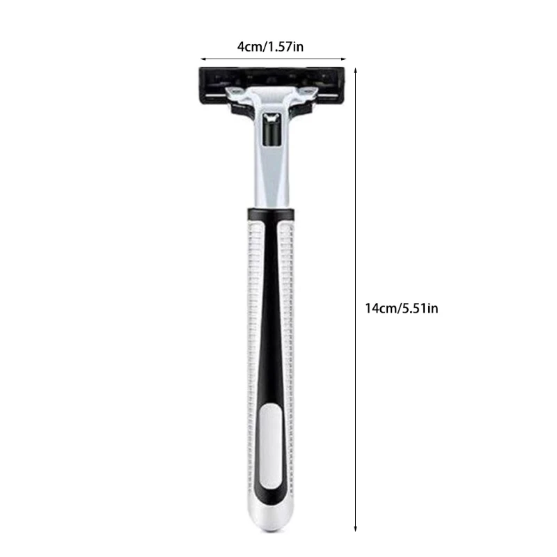 

Professional Men Floating Double Blade Razor 2 Tool Holders&42 Tool Heads Set