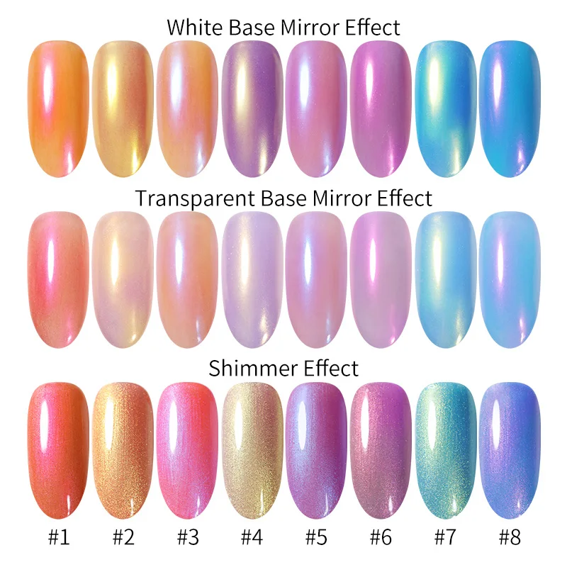 BORN PRETTY 1 г блёстки для ногтей порошок Шелли блестящий пыль дизайн украшение Pingment