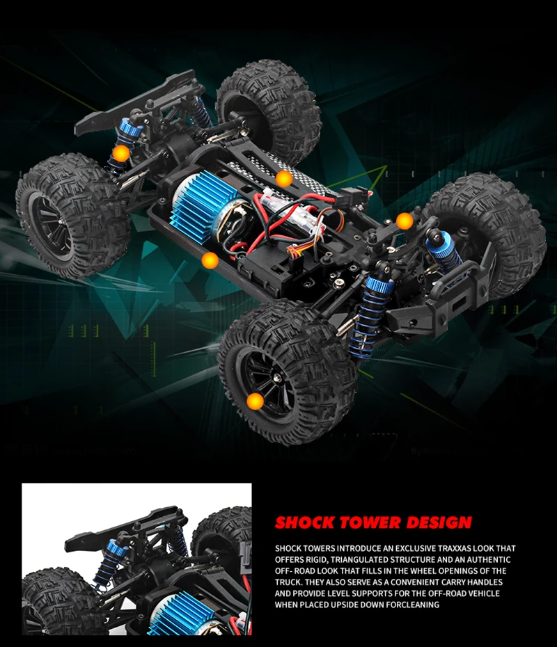 

KYAMRC 2819A/2818 35km/h RC Remote 4WD OFF-Road Control Vehicle Car Toys RTR Model Outdoor toys Bitthday Gifts For Children Boys