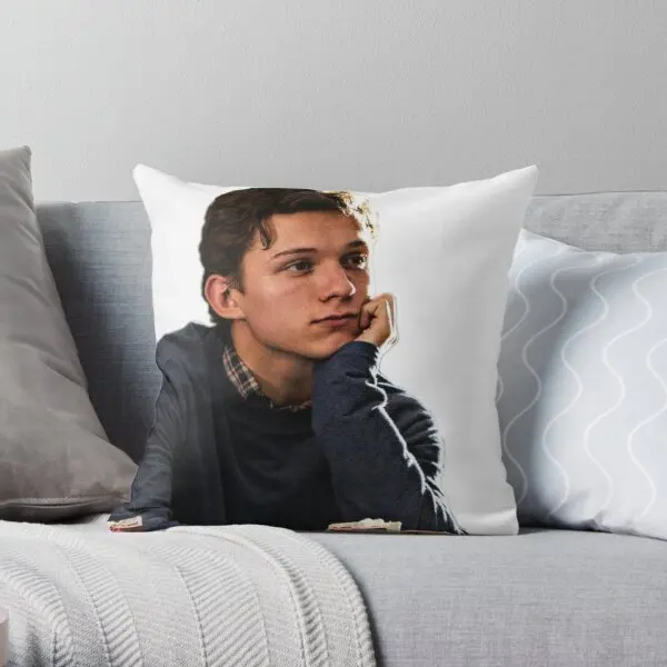 

Tom Holland Printing Throw Pillow Cover Decorative Soft Comfort Fashion Bed Throw Office Anime Hotel Pillows not include