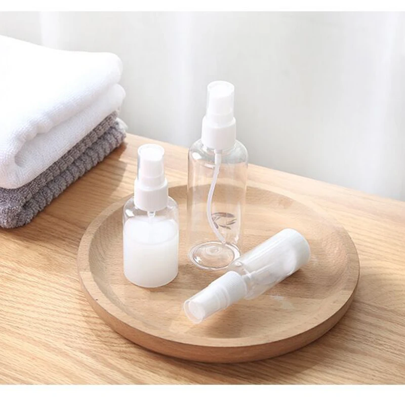 1 шт. маленькая пустая бутылка распылитель прозрачные пластиковые многоразовые