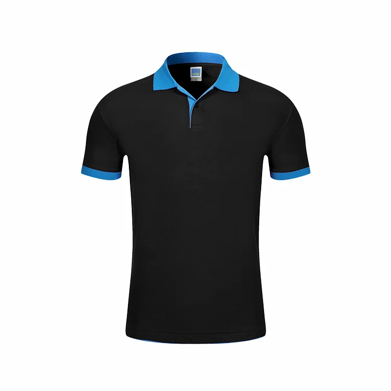 Новинка дешевая Высококачественная хлопковая рубашка-поло на заказ с коротким