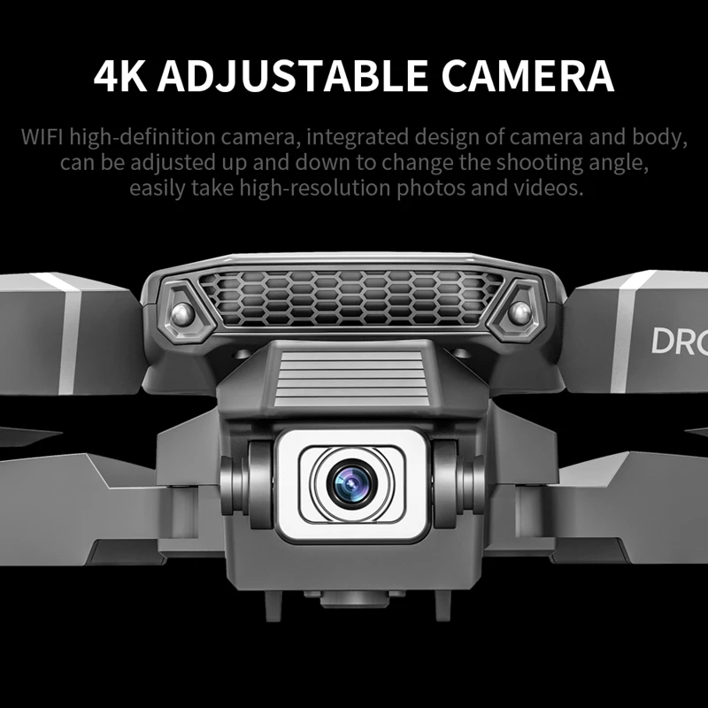 Профессиональный Квадрокоптер E68 Радиоуправляемый вертолет с двойной камерой 4K