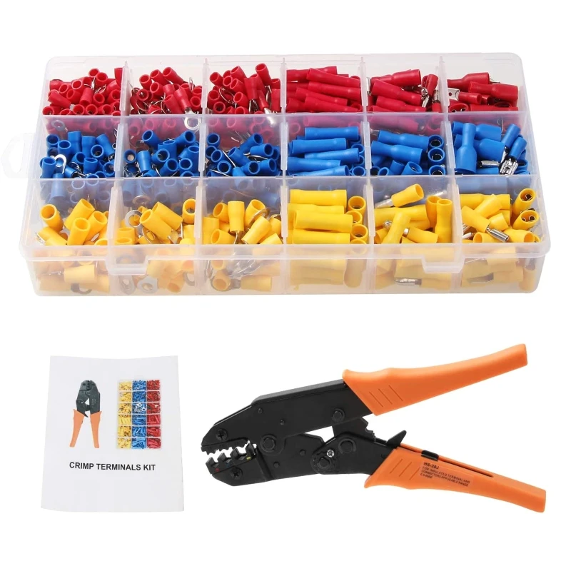 

Wire Terminals Crimping Tool Alloy Steel Pre-insulated Bare Terminal Crimping