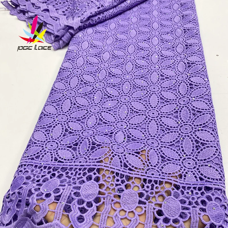 

african milk silk applique lace fabric cord swiss style dry latest nigeria cotton embroidery white good price with stones new
