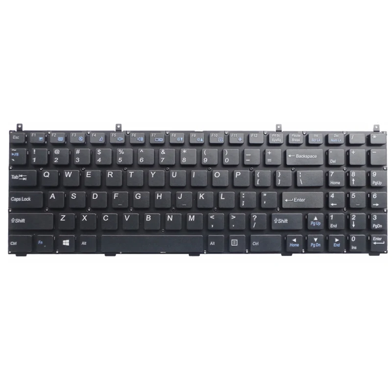Английская клавиатура для ноутбука Clevo W76 W760 W762 W765 W765S P150 P150HM P170HM P151EM W150HRM W170ER с