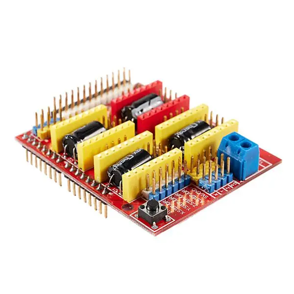 HLZS-CNC V3 щит + UNO R3 для Arduino совместимая плата 4x TI DRV8825 StepStick Шаговые драйверы красный