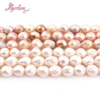 9 10mm nearround keshi edsion freshwater pearl beads natural stone beads for necklace bracelet diy jewelry making strand 14 5