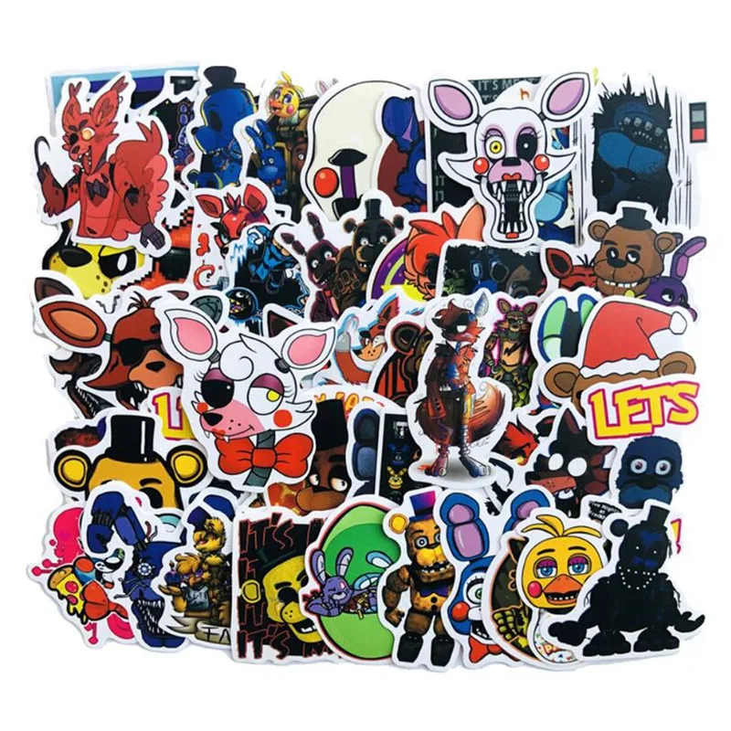 

10/30/50PCS Teddy Bear Midnight Harem Cartoon Graffiti Trolley Case Notebook Helmet Waterproof Sticker Decoration Wholesale