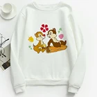 Толстовки с капюшоном Disney Chip 'dale, толстовка с капюшоном из мультфильма Плуто унисекс, топ для отдыха, изысканный Универсальный женский пуловер