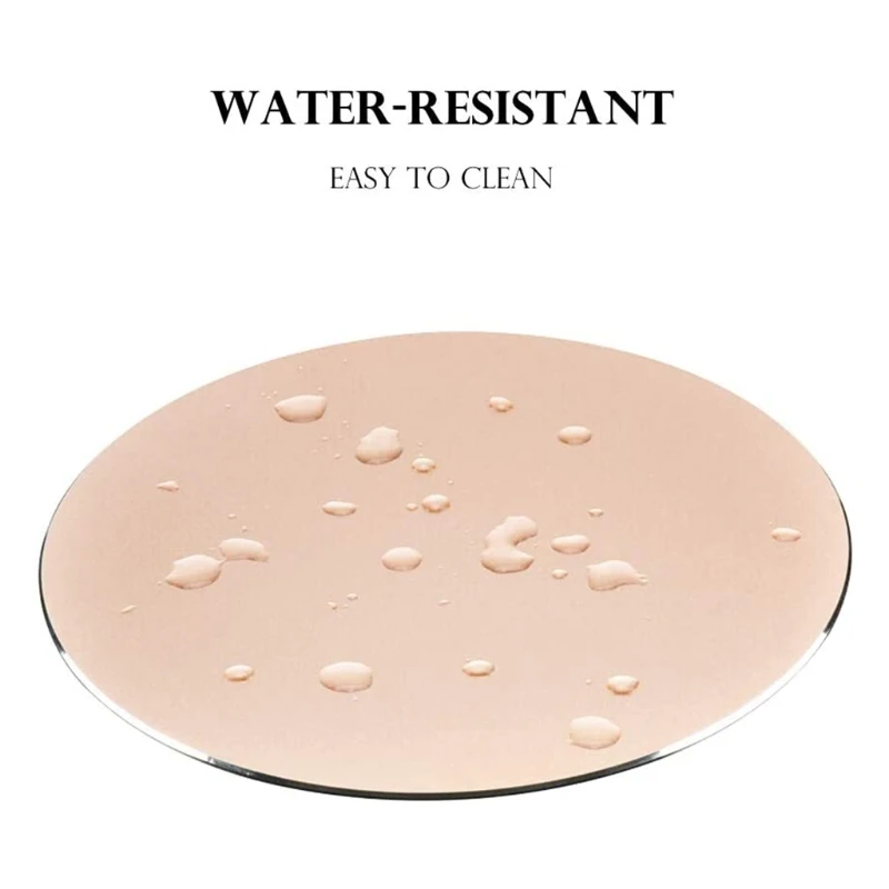 

28EA 8,66 дюймовый элегантный металлический алюминиевый коврик для мыши милый маленький круглый коврик для мыши водонепроницаемый/Нескользящ...