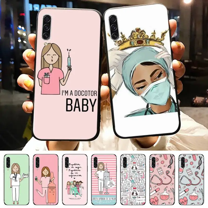 

Medicine Doctor Nurse Spain Cartoon Phone Case For Samsung galaxy A S note 10 7 8 9 20 30 31 40 50 51 70 71 21 s ultra plus