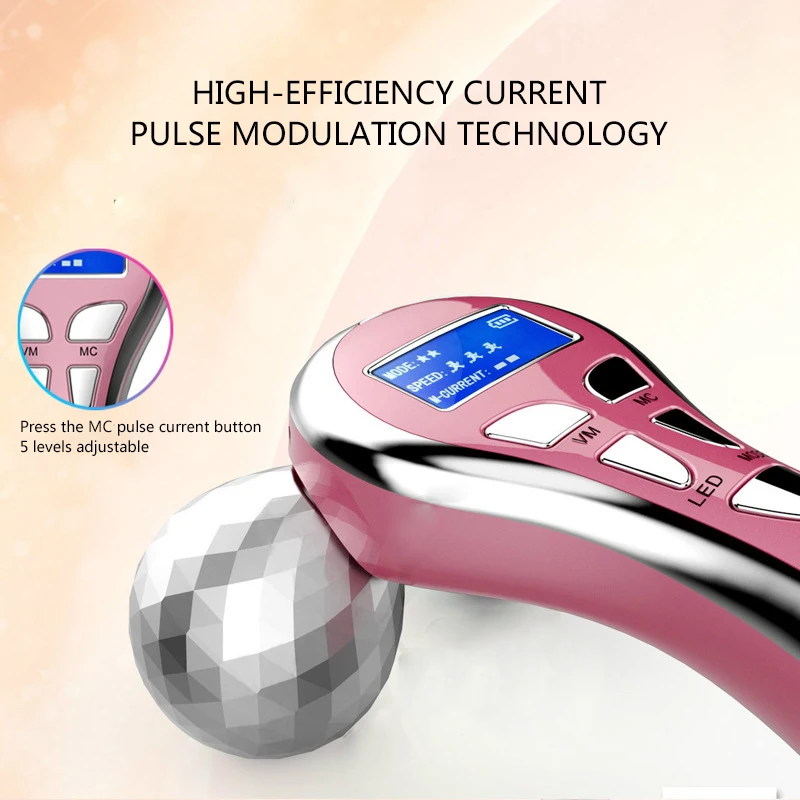 

Electric3D Roller Massager Y Shape 360 Rotate Thin Face Body Shaping Relaxation Wrinkle Remover Facial Massager Tool