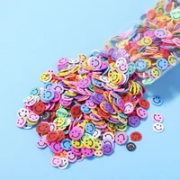 diy mixed smile soft clay slices slime resin filler nail art resin epoxy mold for diy craft jewelry making wholesale