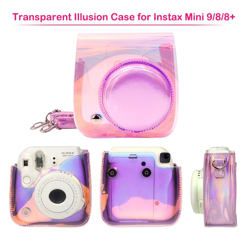 Чехол для камеры Fujifilm Instax Mini 9/8 мгновенная печать защитный чехол из искусственной