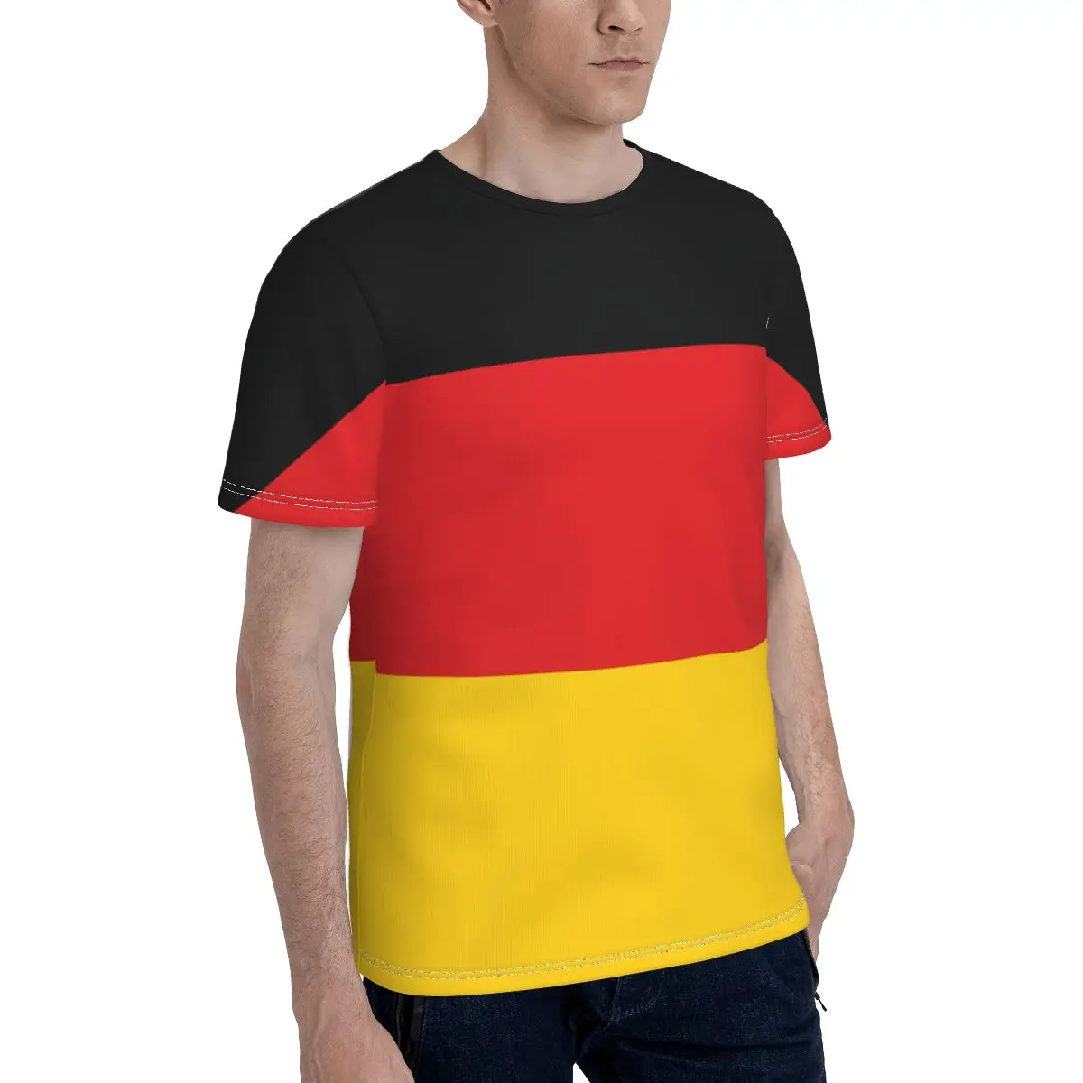 

Promo Baseball German Flag T-shirt Hot Sale Men's T Shirt Print Humor Graphic R333 Tops Tees European Size