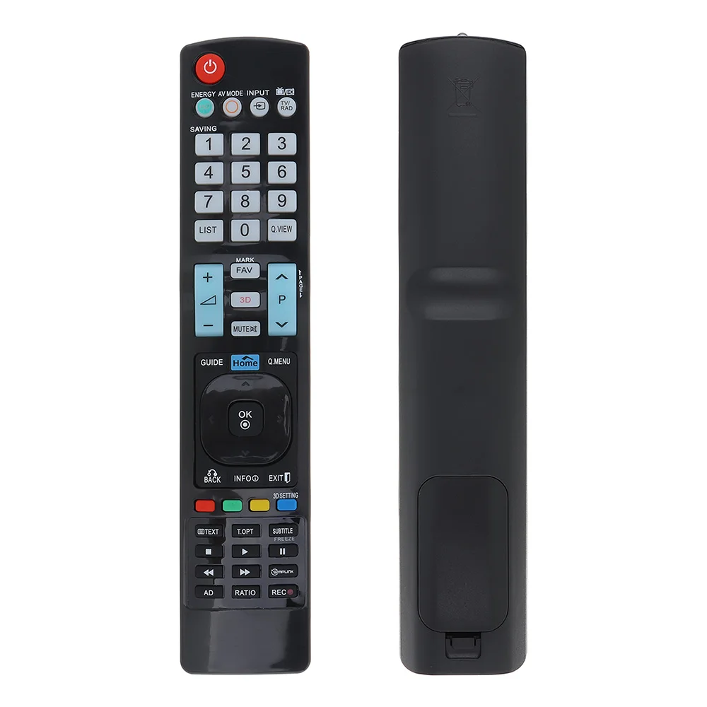 

Smart TV Remote Controller 10M Transmission Distance Powered AAA Batteries Remote Controller Replacement for 3D Smart LCD LED TV