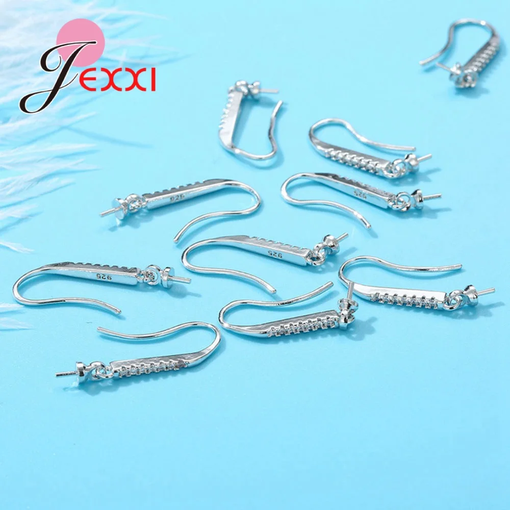 Серьги из стерлингового серебра 925 пробы аксессуары микро-цепочки кубического