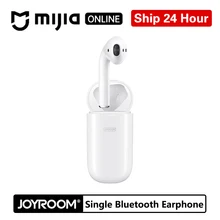 Joyroom Bluetooth5.0 Беспроводной стерео одиночный наушник сенсорный Управление легкие наушники с зарядный чехол с микрофоном для iPhone, Android