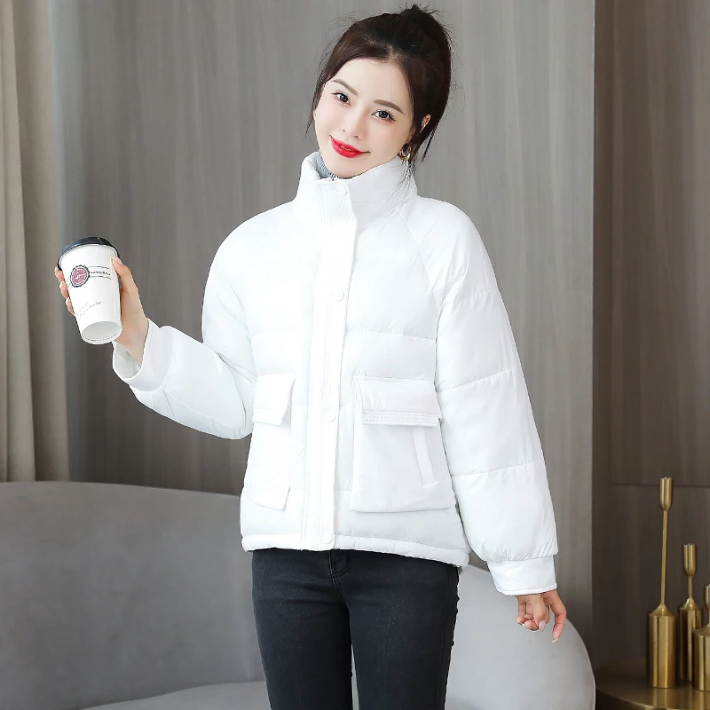 

2021 New Winter Jacket High Quality stand-callor Coat Women Fashion Jackets Winter Warm Woman Clothing Casual Parkas