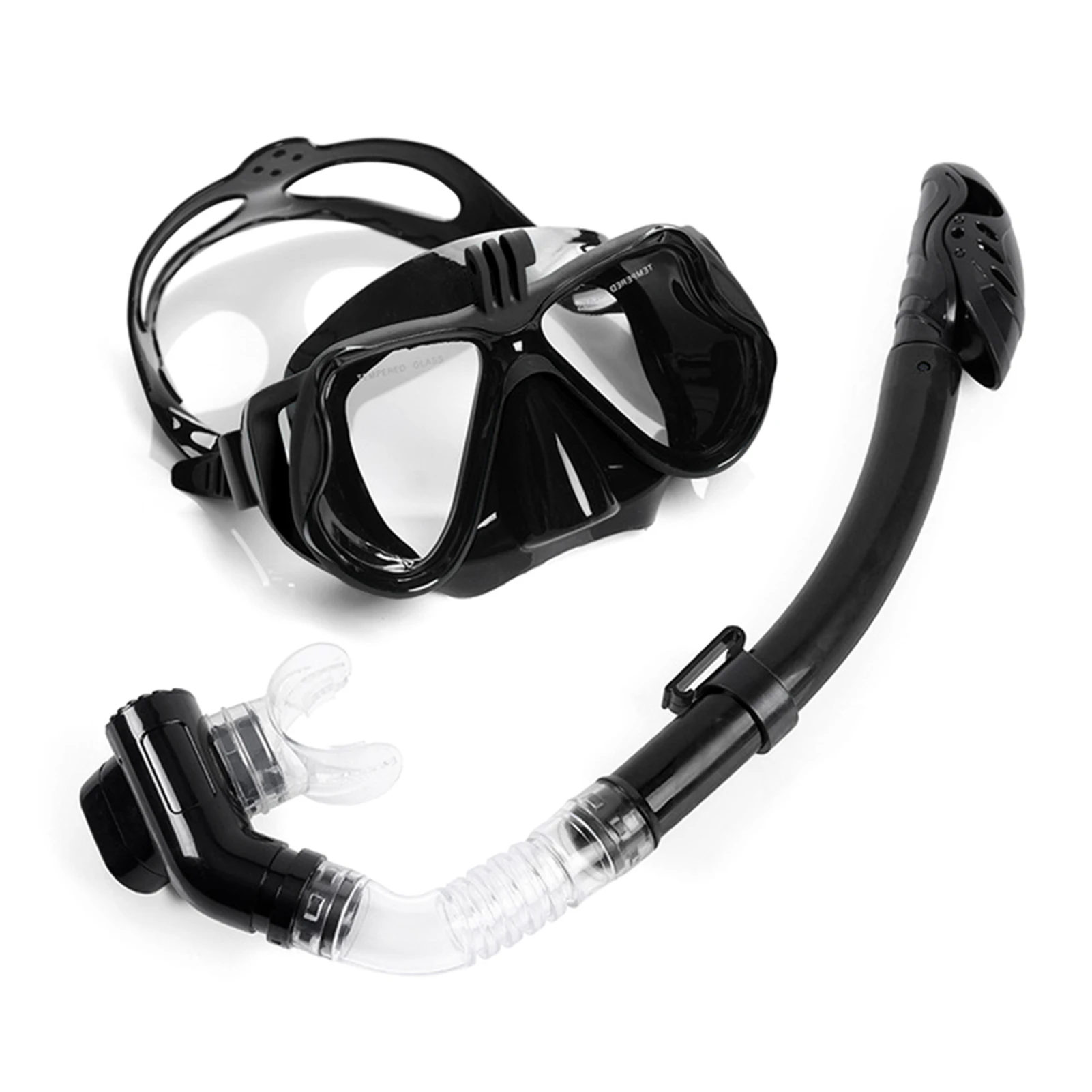 

Dry Snorkel Mask Swimming Mask Goggles Folding Anti Fog Tempered Glass Snorkeling Scuba Diving Snorkel Goggles Diving Equipment