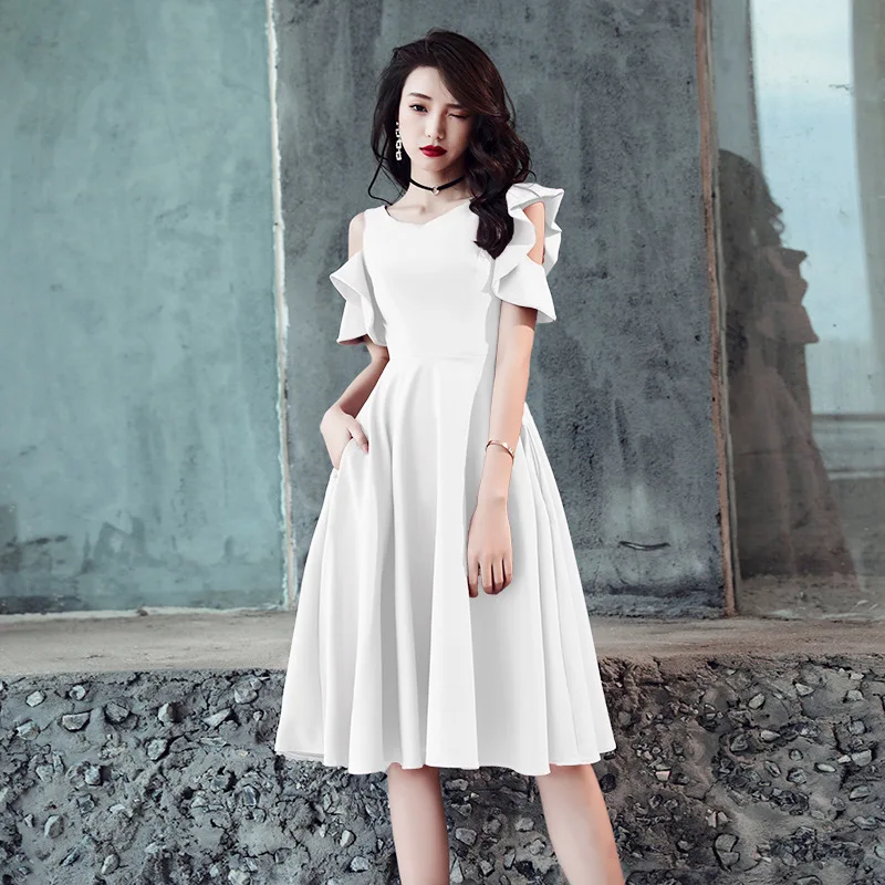 Короткие Выпускные платья DongCMY Элегантная модная женская дешевая вечерняя