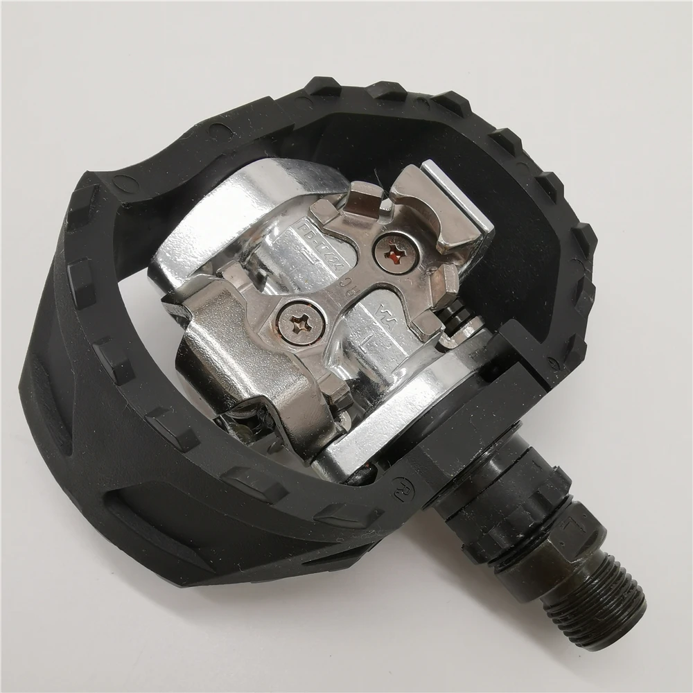 Shimano PD M424 SPD педали MTB велосипед самофиксирующаяся педаль с SM SH51 запчасти для