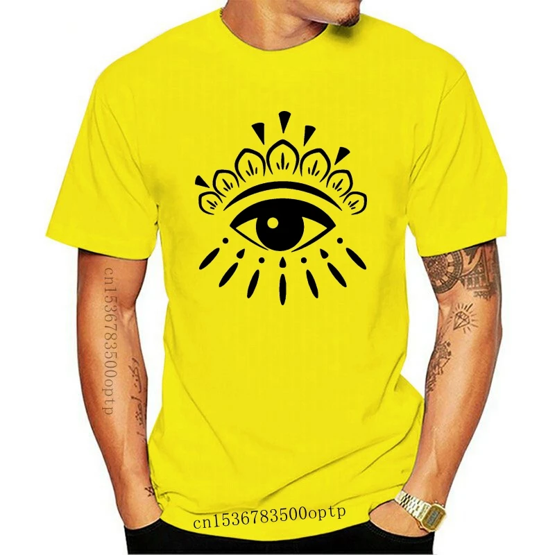 

Футболка мужская с надписью «The Eye of Horus Lighting ATI», креативная Повседневная Уличная одежда, хлопковый топ, смешная рубашка, лето 2021