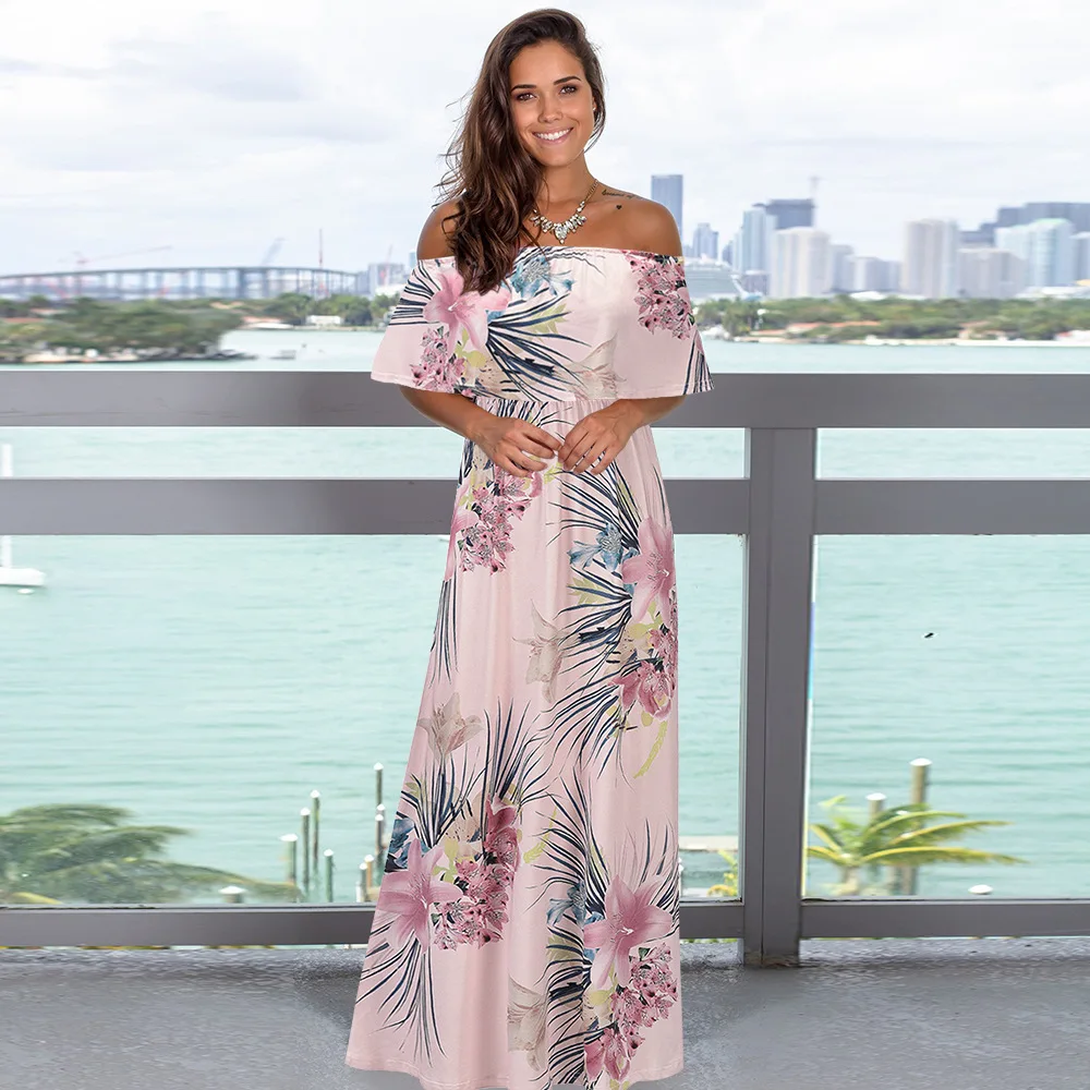 Богемное женское длинное платье 2021 пляжные Стиль сексуальное с открытыми