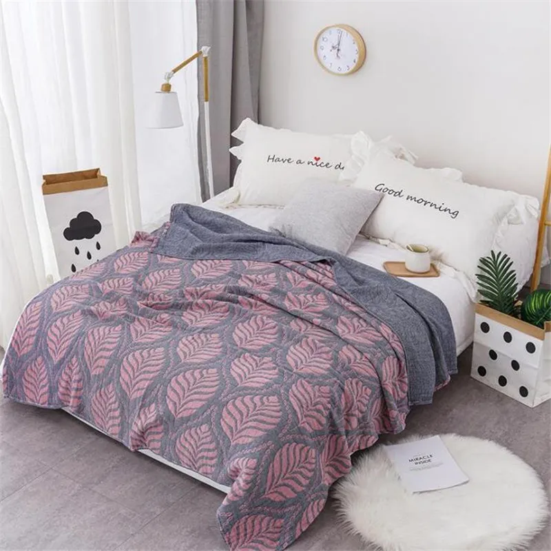 4 слоя бамбуковое хлопковое газовое покрывало для кровати детское одеяло Диван