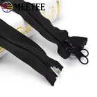 2 шт 10 # пластиковые нейлоновые молнии черный открытый конец длинный молния для наружного молния для палатки DIY портной шитье ремесло сумка аксессуары для одежды