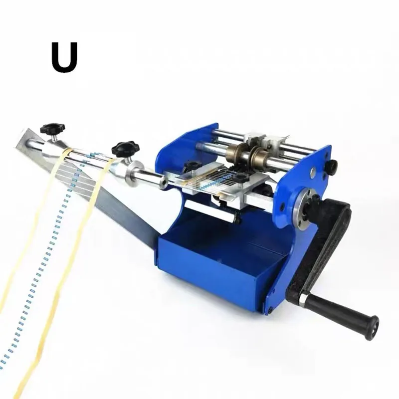 U/F Type Resistor Axial Lead Bend Cut & Form Machine Resistance Forming U/F Molding Machine