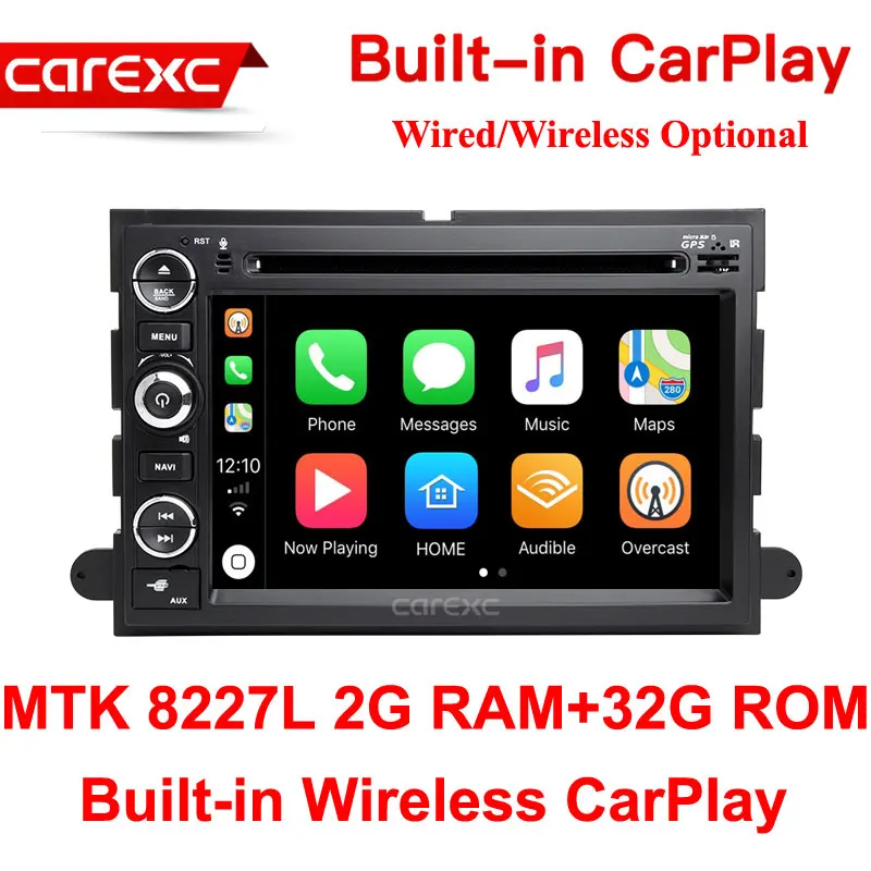 MTK 32G ROM 2 Din Android 9,0 автомобильный dvd-плеер для Ford F150 F350 F450 F550 F250 Fusion Expedition Mustang Explorer Edge Radio CarPlay Head - Цвет: MTK 32G ROM