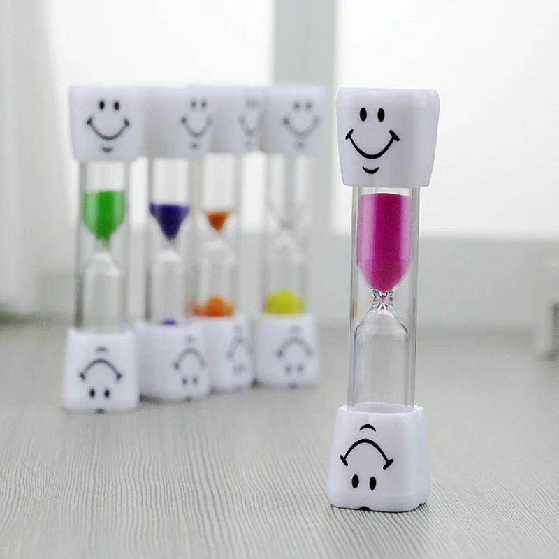 Brushing Cooking Timer Children Home Smiling Face Kids Decor Minutes Sands Game Teeth Hourglasses Clocks Toys Sandglass | Дом и сад