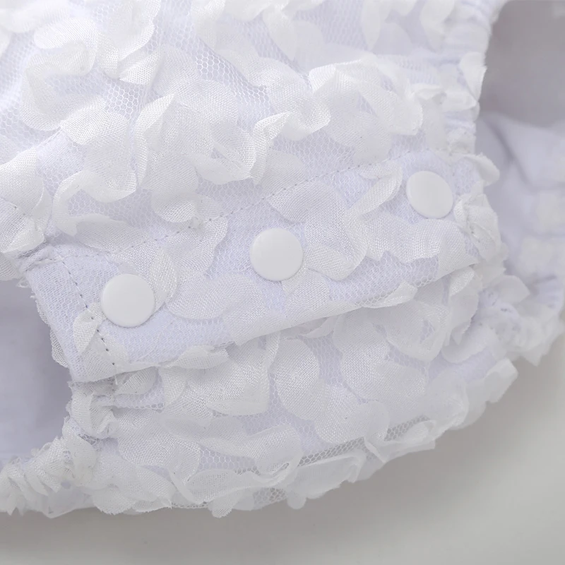 Банвель Детская летняя одежда новорожденный младенец девочка кружева с открытой