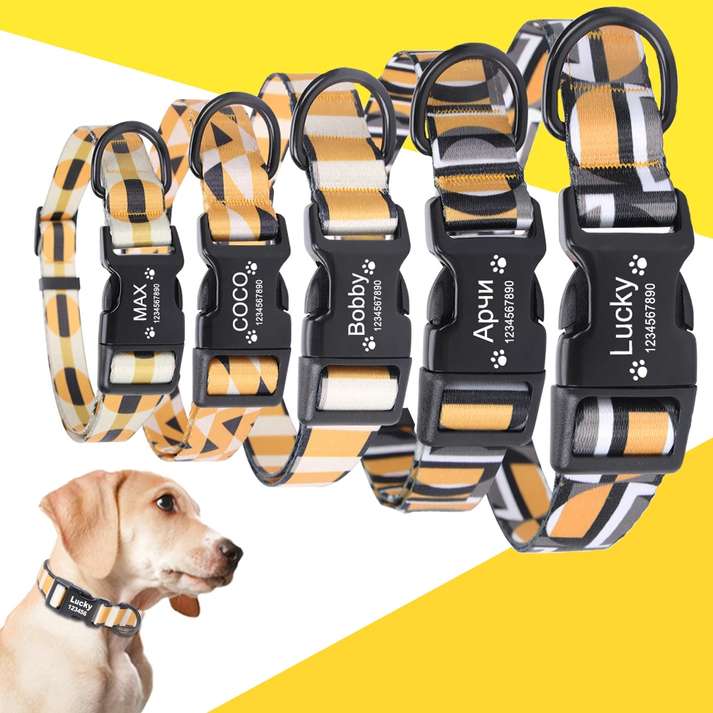 Индивидуальный ошейник для собак Роскошный дизайнерский персонализированный с