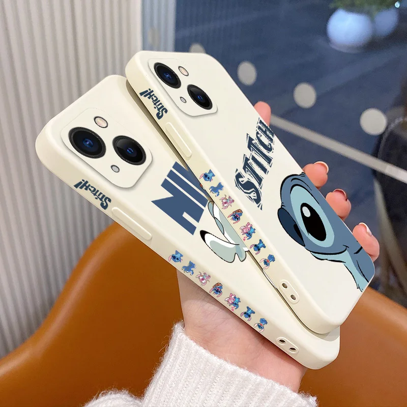 

Cute Monster Liquid Case For iPhone 13 12 Pro Max Mini 11 Pro Max X XR XS MAX SE2020 8 7 Plus 6 6S Plus Soft Phone Cover Case