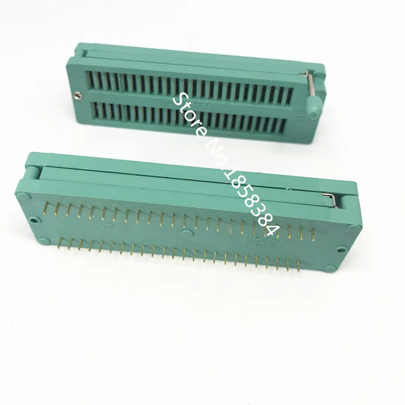 2 шт./лот 3 м ЗОЛОТО DIP 48 Pin 48Pin Универсальный ZIF IC Разъем 12268