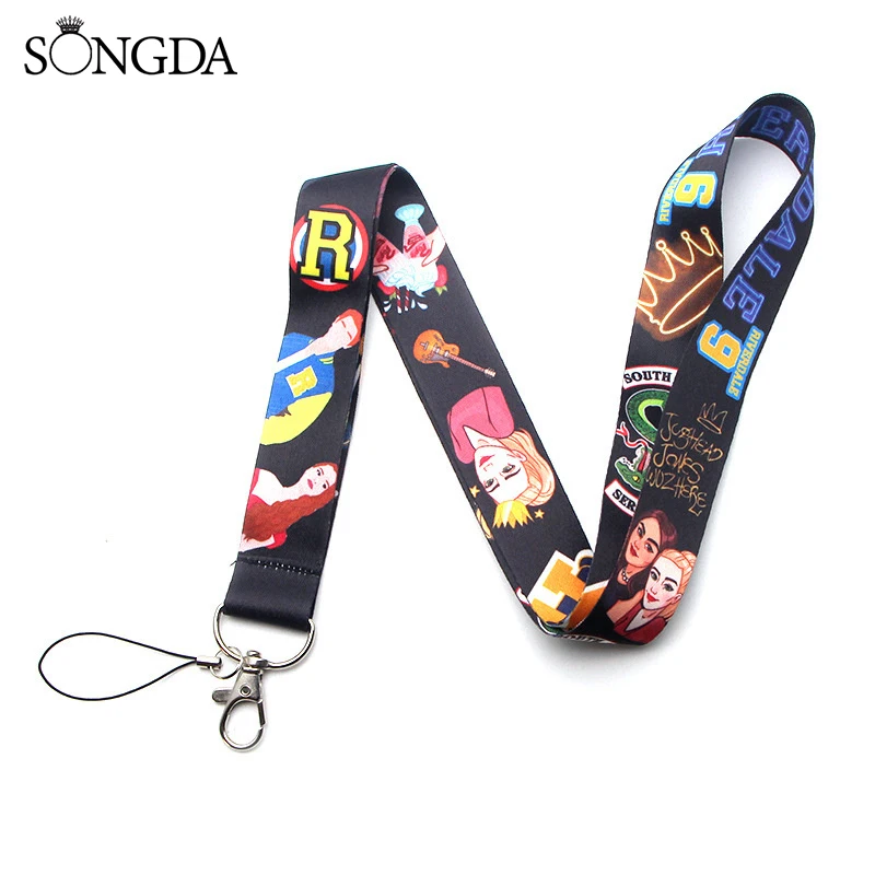 SONGDA-принт с героями мультфильмов ривердейл строп брелок для ключей аксессуар