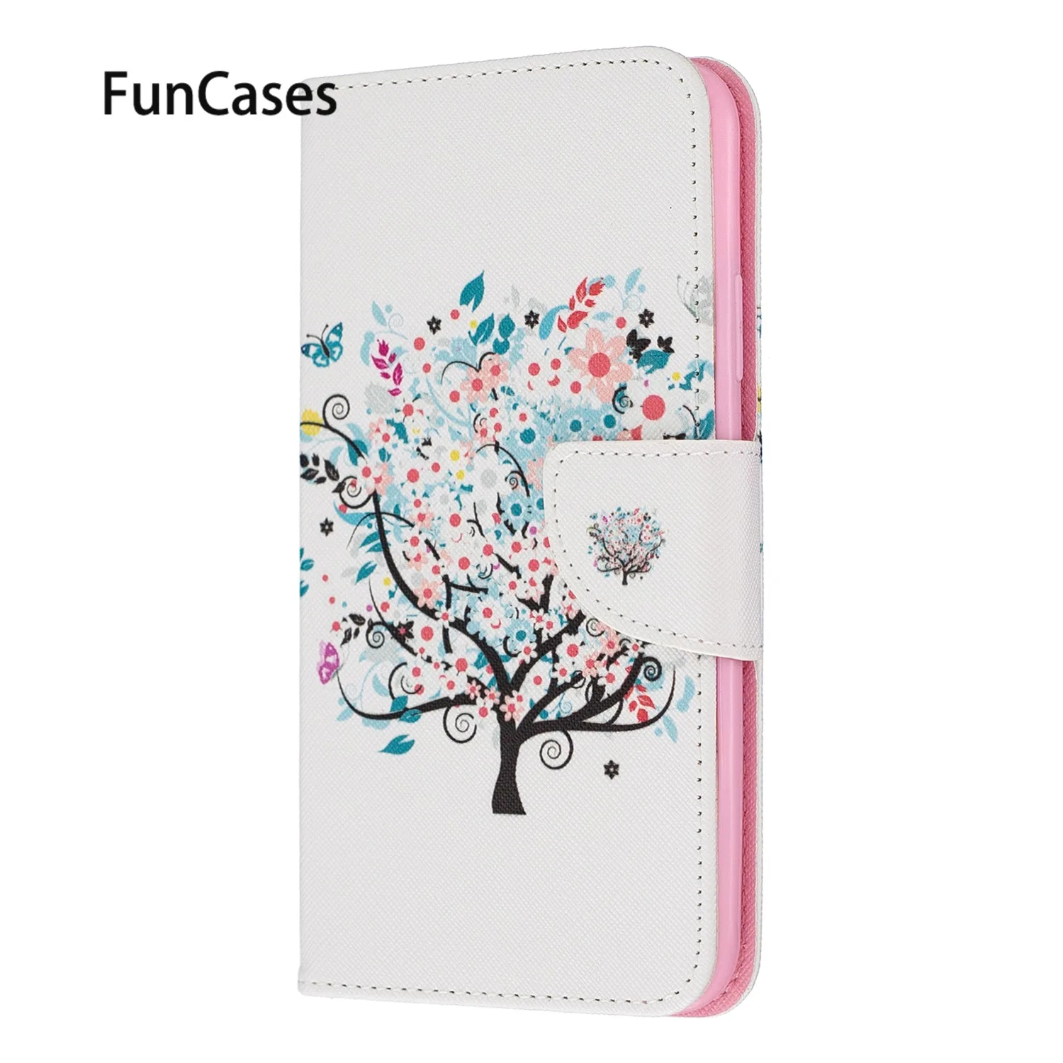 Маленькое дерево из искусственной кожи чехол для телефона пункт huawei P20 Lite 2019