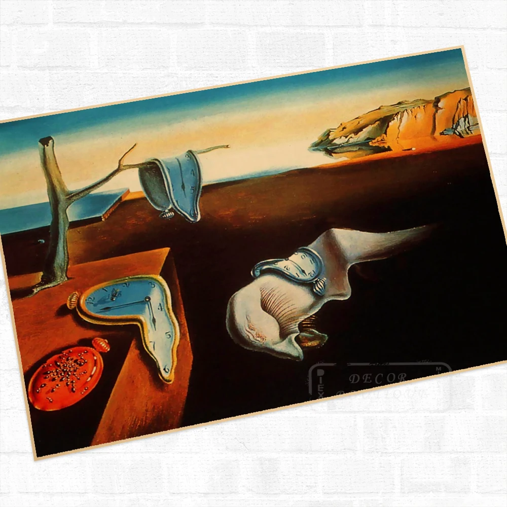 Современное воспоминание Сальвадора Дали сюрреалистичность ВИНТАЖНАЯ