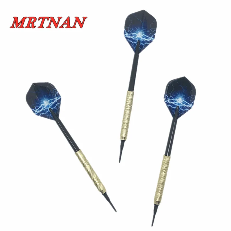 

Hot sale 3PCS professional 14g soft tip electronic dart 2BA small thread safety dart high quality indoor dart throwing set