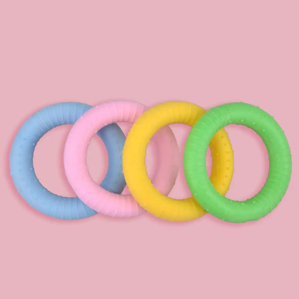 

Dog Biting Toy TPR Milk Scented Foaming Circle Molar Teeth Cleaning Pet Supplies Dog Teethers Rubber Dog Dog Teeth Cleaning Toy