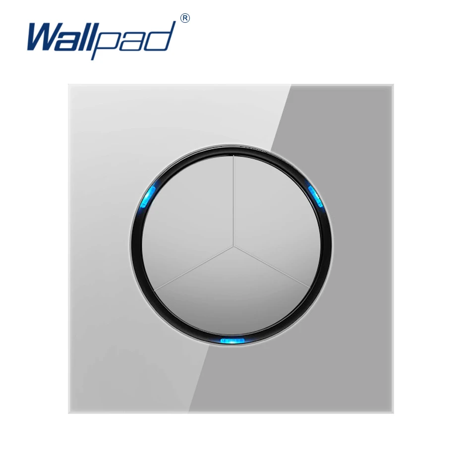 2019 настенный выключатель с 3 клавишами и 2 направлениями для настенного освещения