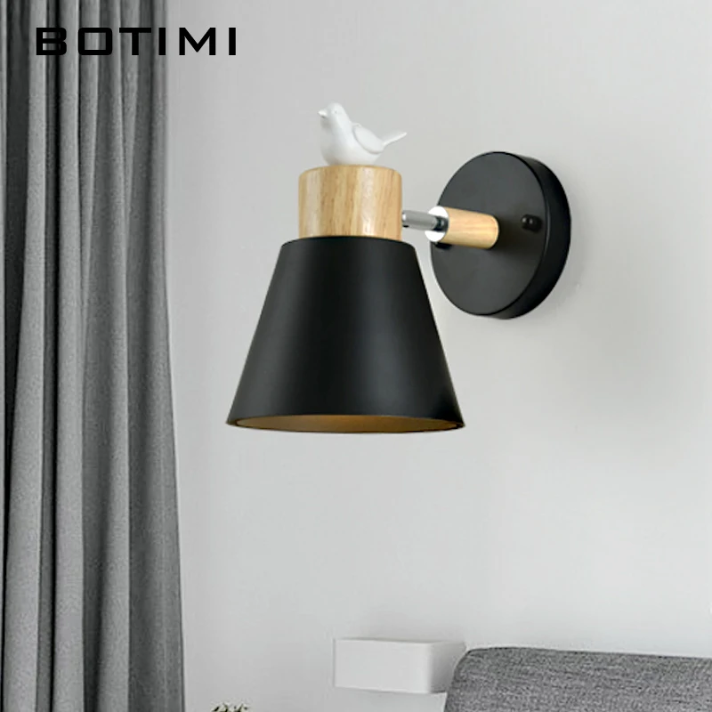 Настенный светодиодный светильник BOTIMI современное регулируемое бра для спальни